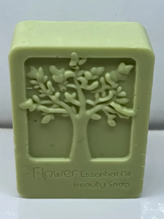 סבון טבעי מוצק מרווה 100 גרם. מטפל באקנה. מנקה ומטהר את הנקבוביות.