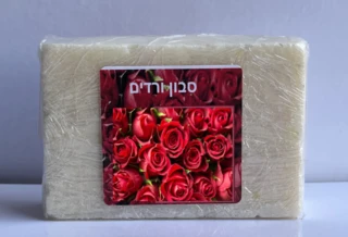 סבון טבעי מוצק ורדים 90גרם